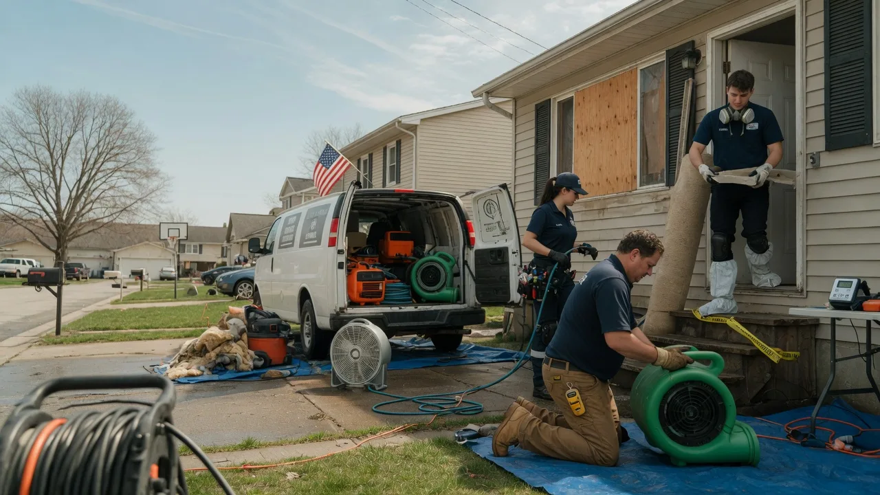 Water Damage Restoration in Orlando, WV near me
